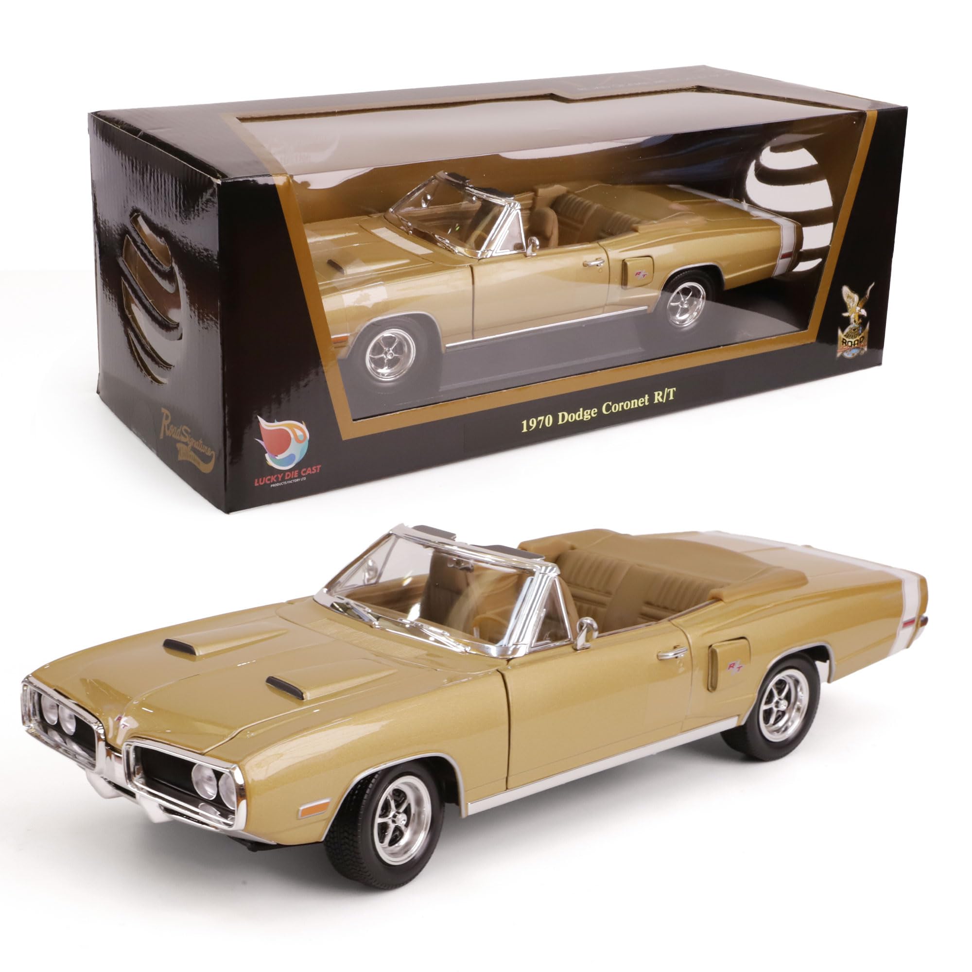 Amazon.com: Lucky DIE CAST 1970 Dodge Coronet R/T 1/18 Scale Die